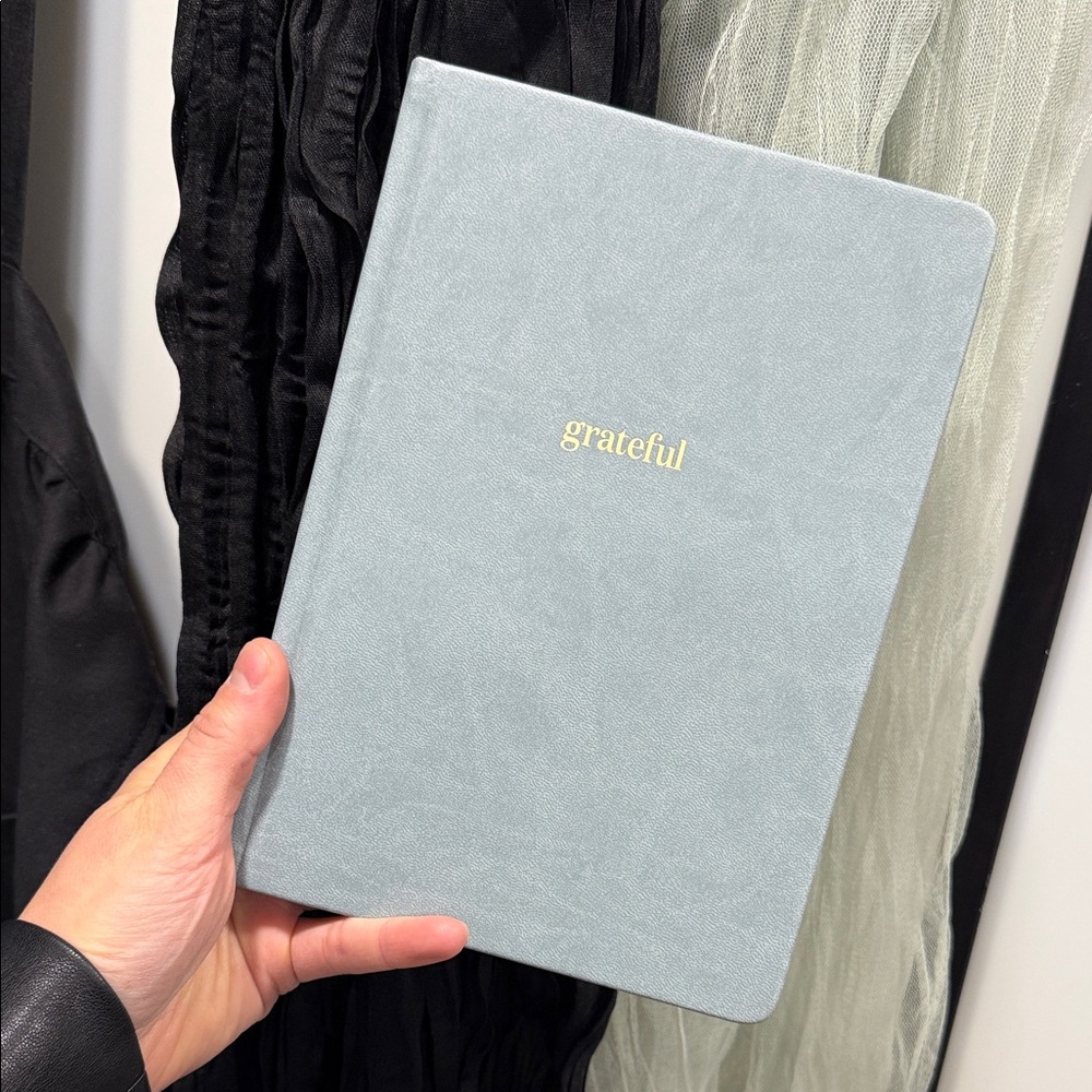 Grateful Journal with Soft Blue Cover